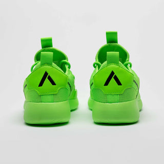 rear view of sneakers green